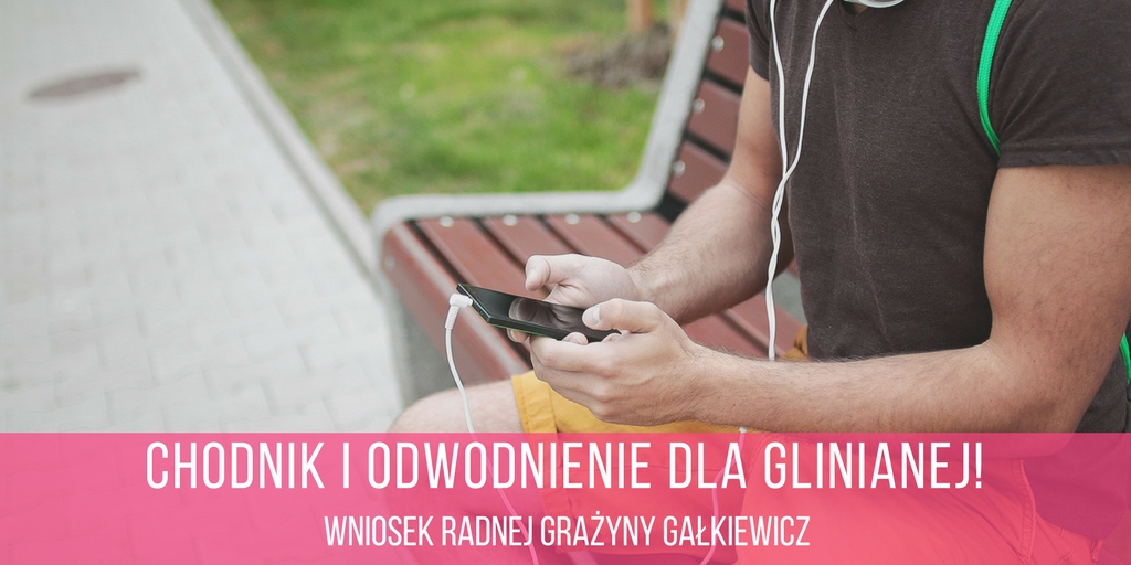 Wniosek o budowę chodnika i odwodnienia na ul. Glinianej w Rzgowie