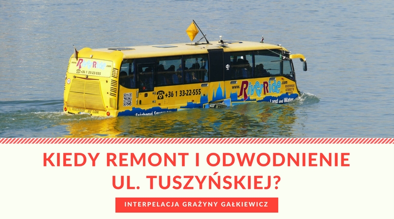 Interpelacja ws. fatalnego stanu ul. Tuszyńskiej