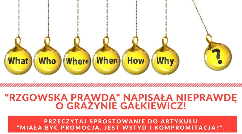 Radna Gałkiewicz do „Rzgowskiej Prawdy”: Proszę o sprostowanie artykułu „Miała być promocja, jest wstyd i kompromitacja?”